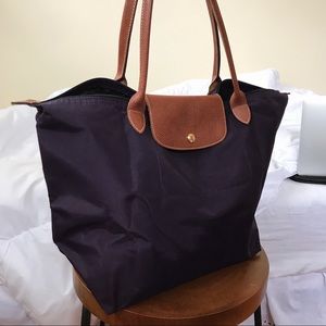 Longchamp Purple Tote
